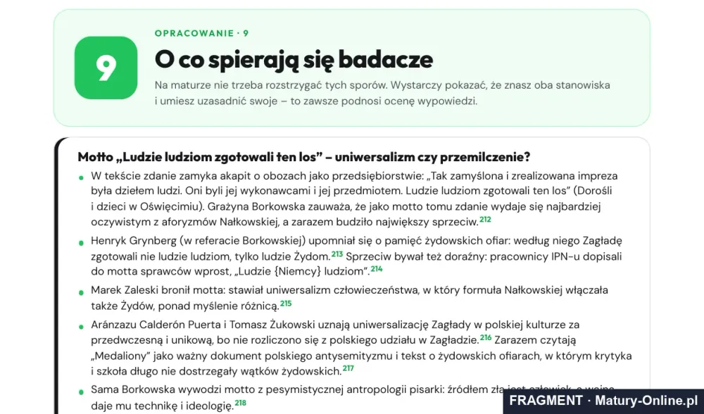 Fragment strony 35 opracowania „Medaliony”: o co spierają się badacze