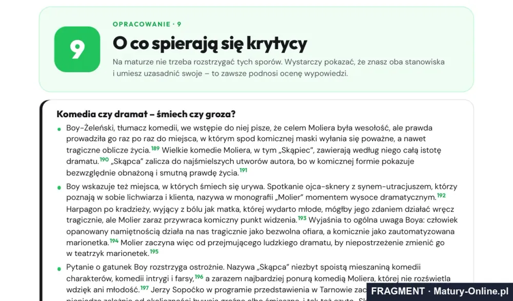 Fragment strony 42 opracowania „Skąpiec”: o co spierają się badacze